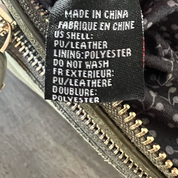 Moda Luxe Olive Green Joyna Crossbody Purse - Picture 5 of 7